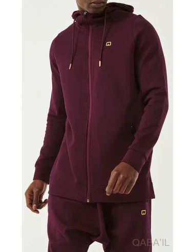 Ensemble Jacket Relaxed Qaba'il Bordeaux – Image 3